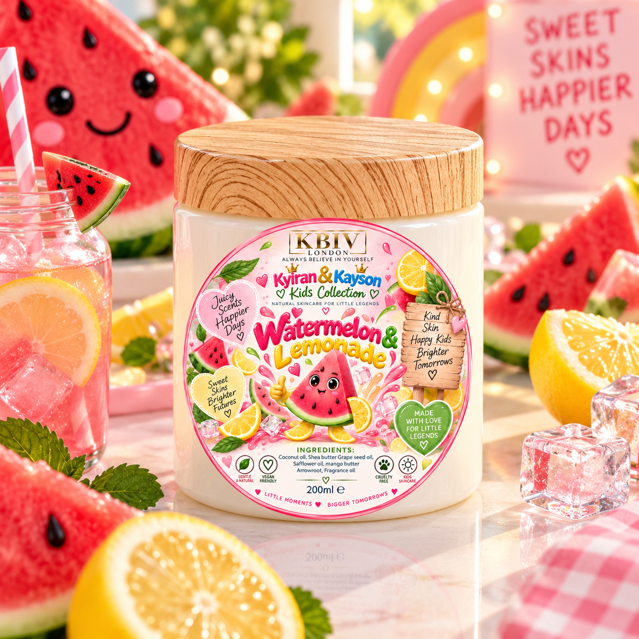 KB-IV KIDS Watermelon & Fresh Lemonade Butter – 200ml