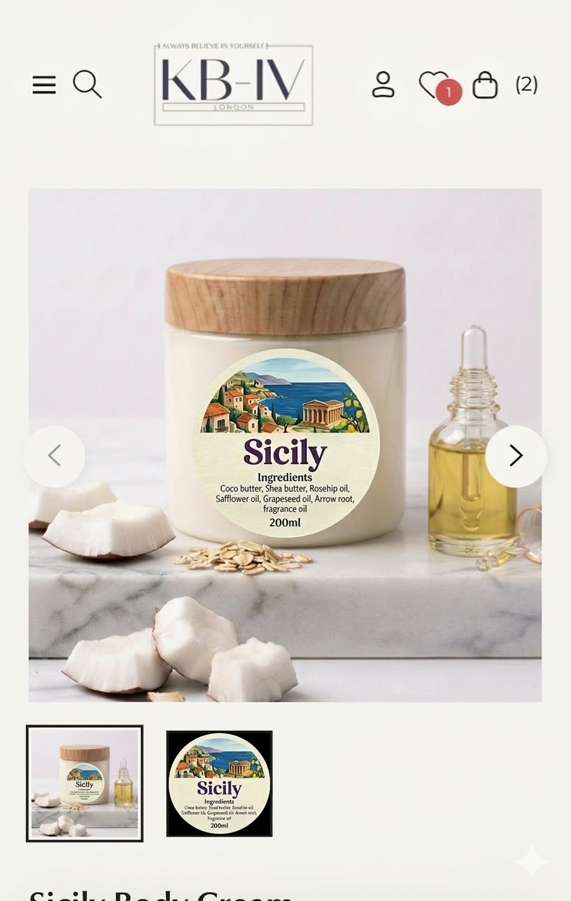 KB-IV Sicily Butter - 200ml